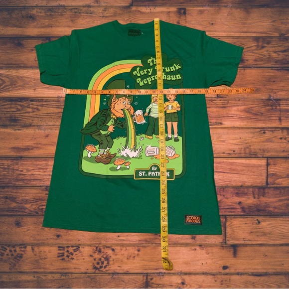 Steven Rhodes Very Drunk Leprechaun Halloween Saint Patrick’s Day Shirt - Picture 4 of 6